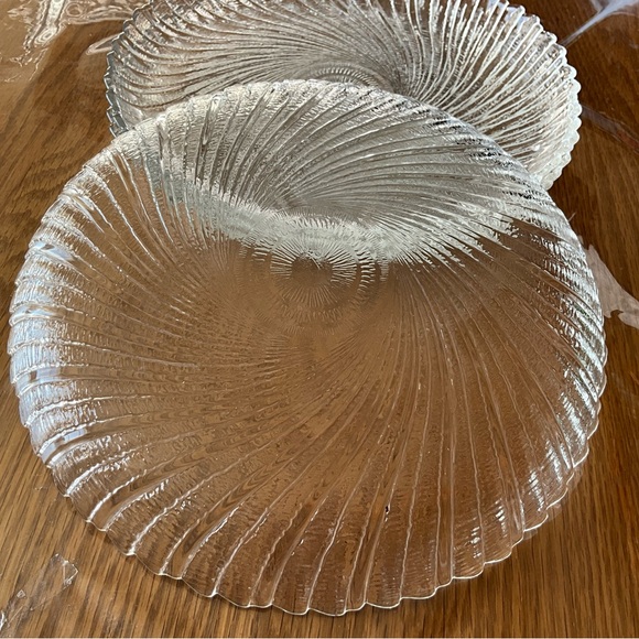 Vintage ARCOROC Seabreeze Swirl 7½” Salad Sandwich Dessert Plates Set Of 4 - Picture 6 of 7